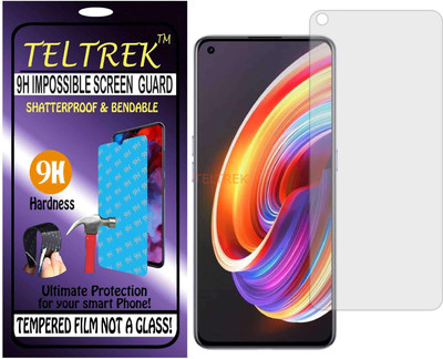 TELTREK Tempered Glass Guard for REALME X7 5G RMX2176 (Flexible Shatterproof)(Pack of 1)