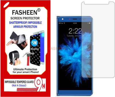 Fasheen Tempered Glass Guard for MOBIISTAR X1 DUAL (Flexible Shatterproof)(Pack of 1)