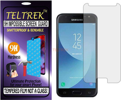 TELTREK Tempered Glass Guard for SAMSUNG GALAXY J3 PRO 2017 (Flexible Shatterproof)(Pack of 1)