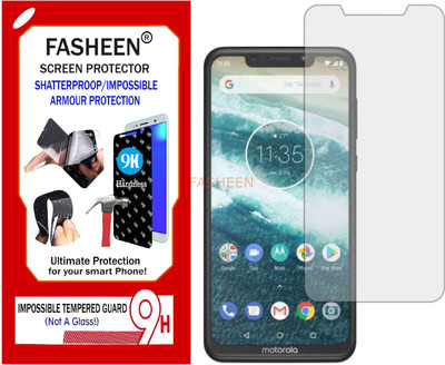 Fasheen Tempered Glass Guard for MOTOROLA ONE POWER (Flexible Shatterproof)(Pack of 1)