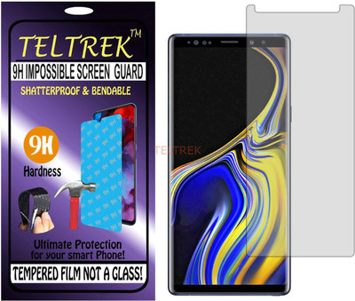 TELTREK Tempered Glass Guard for SAMSUNG GALAXY NOTE 9 (Flexible Shatterproof)(Pack of 1)