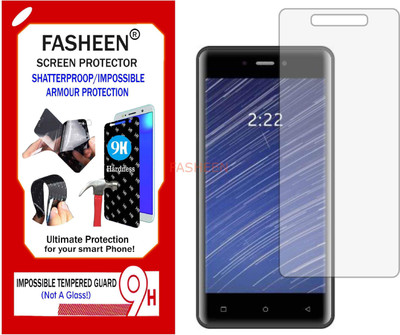 Fasheen Tempered Glass Guard for MOBIISTAR CQ (Flexible Shatterproof)(Pack of 1)