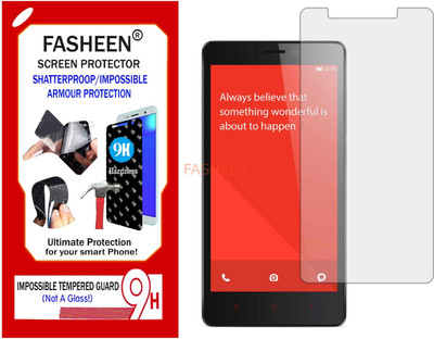 Fasheen Tempered Glass Guard for MI REDMI NOTE (Flexible Shatterproof)(Pack of 1)