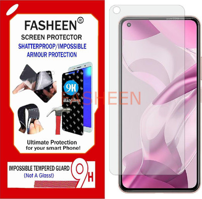 Fasheen Tempered Glass Guard for XIAOMI MI 11 LITE NE (Flexible Shatterproof)(Pack of 1)