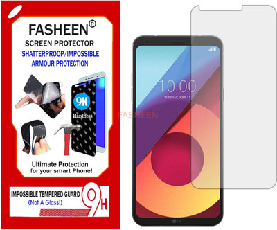 Fasheen Tempered Glass Guard for LG Q6 (Flexible Shatterproof)(Pack of 1)