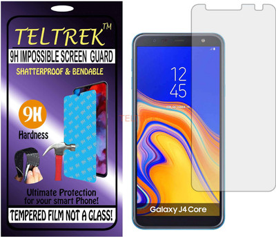 TELTREK Tempered Glass Guard for SAMSUNG J4 CORE (Flexible Shatterproof)(Pack of 1)