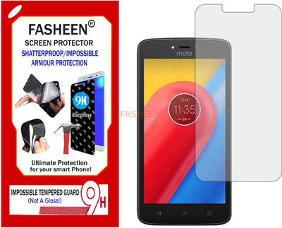 Fasheen Tempered Glass Guard for MOTOROLA MOTO C XT 1750 (Flexible Shatterproof)(Pack of 1)