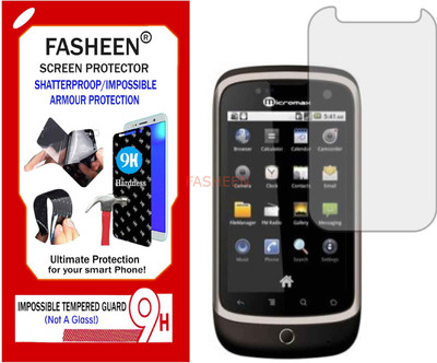 Fasheen Tempered Glass Guard for MICROMAX A70 (Flexible Shatterproof)(Pack of 1)