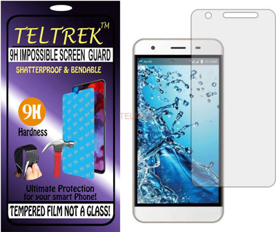 TELTREK Tempered Glass Guard for JIO LYF WATER 11 (Flexible Shatterproof)(Pack of 1)
