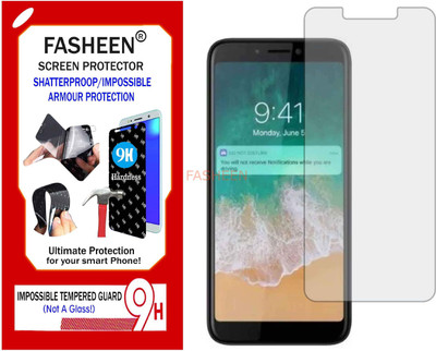 Fasheen Tempered Glass Guard for MICROMAX C2A+(CANVAS 2 PLUS) 2018 (Flexible Shatterproof)(Pack of 1)