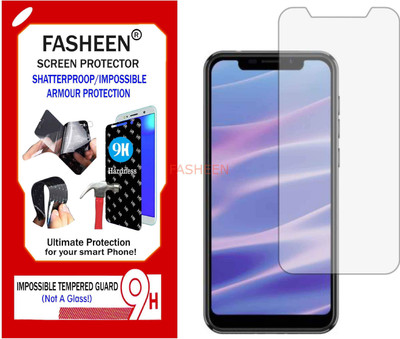Fasheen Tempered Glass Guard for MOBIISTAR X1 NOTCH (Flexible Shatterproof)(Pack of 1)