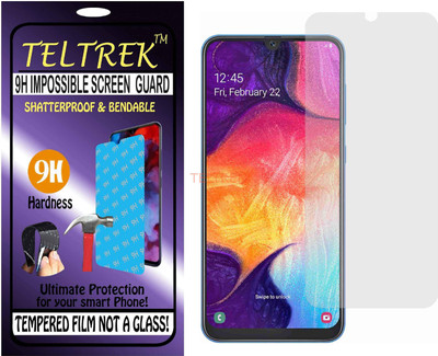 TELTREK Tempered Glass Guard for SAMSUNG A50 5G (Flexible Shatterproof)(Pack of 1)
