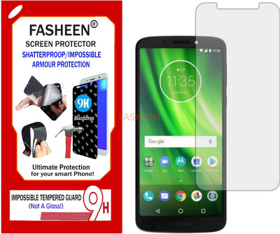 Fasheen Tempered Glass Guard for MOTOROLA MOTO G6 PLAY XT1922 (Flexible Shatterproof)(Pack of 1)
