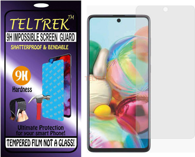 TELTREK Tempered Glass Guard for SAMSUNG A71 5G UW (Flexible Shatterproof)(Pack of 1)