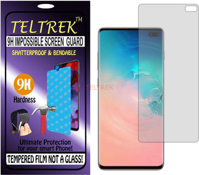 TELTREK Tempered Glass Guard for SAMSUNG GALAXY S10 PLUS (Flexible Shatterproof)(Pack of 1)