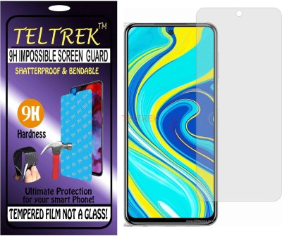 TELTREK Tempered Glass Guard for XIAOMI REDMI NOTE 9S (Flexible Shatterproof)(Pack of 1)