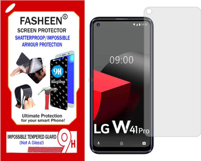Fasheen Tempered Glass Guard for LG W41 (Flexible Shatterproof)(Pack of 1)
