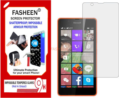 Fasheen Tempered Glass Guard for MICROSOFT LUMIA 540 DUAL SIM (Flexible Shatterproof)(Pack of 1)