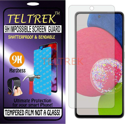 TELTREK Tempered Glass Guard for SAMSUNG GALAXY A52S 5G (Flexible Shatterproof)(Pack of 1)