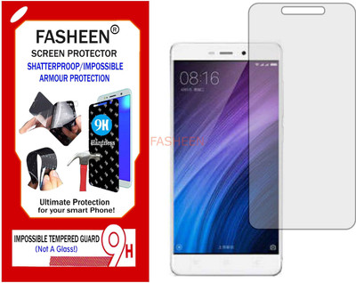 Fasheen Tempered Glass Guard for REDMI 4 PRIME (Flexible Shatterproof)(Pack of 1)