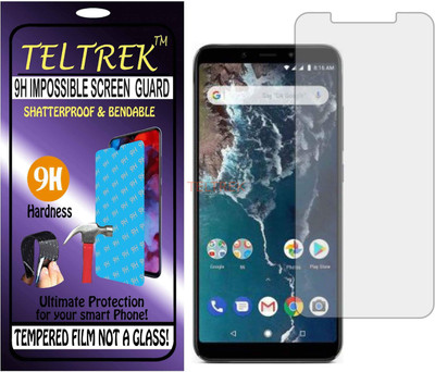 TELTREK Tempered Glass Guard for XIAOMI MI A2 (6X) (Flexible Shatterproof)(Pack of 1)