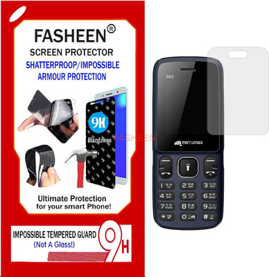 Fasheen Tempered Glass Guard for MICROMAX X412 (Flexible Shatterproof)(Pack of 1)