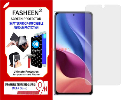 Fasheen Tempered Glass Guard for XIAOMI POCO F3 M2012K11AG (Flexible Shatterproof)(Pack of 1)