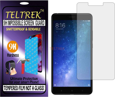 TELTREK Tempered Glass Guard for XIAOMI MI MAX 2 (Flexible Shatterproof)(Pack of 1)