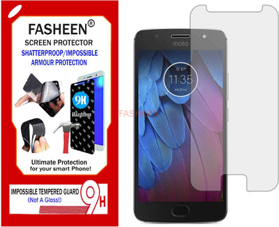Fasheen Tempered Glass Guard for MOTOROLA MOTO G5 S (Flexible Shatterproof)(Pack of 1)