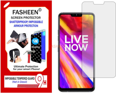 Fasheen Tempered Glass Guard for LG G7 PLUS THINQ (Flexible Shatterproof)(Pack of 1)