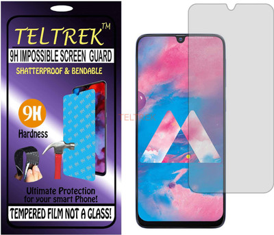 TELTREK Tempered Glass Guard for SAMSUNG M30 (Flexible Shatterproof)(Pack of 1)