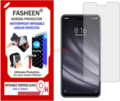 Fasheen Tempered Glass Guard for XIAOMI MI 8 LITE (Flexible Shatterproof)(Pack of 1)