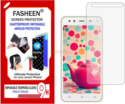 Fasheen Tempered Glass Guard for MOBIISTAR XQ DUAL (Flexible Shatterproof)(Pack of 1)