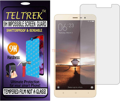 TELTREK Tempered Glass Guard for XIAOMI REDMI NOTE 3 PRO (Flexible Shatterproof)(Pack of 1)