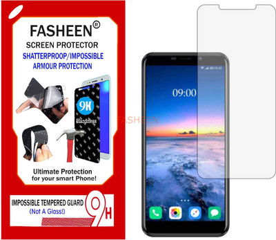 Fasheen Tempered Glass Guard for MOBISTAR E1 SELFIE (Flexible Shatterproof)(Pack of 1)