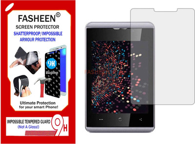 Fasheen Tempered Glass Guard for MICROMAX BOLT SUPREME Q300 (Flexible Shatterproof)(Pack of 1)