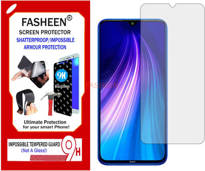 Fasheen Tempered Glass Guard for MI NOTE 8 (Flexible Shatterproof)(Pack of 1)