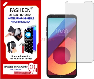 Fasheen Tempered Glass Guard for LG Q6 PLUS (Flexible Shatterproof)(Pack of 1)