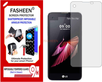Fasheen Tempered Glass Guard for LG X SCREEN K500I (Flexible Shatterproof)(Pack of 1)