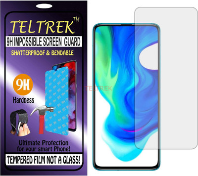 TELTREK Tempered Glass Guard for MI POCO F2 PRO (Flexible Shatterproof)(Pack of 1)
