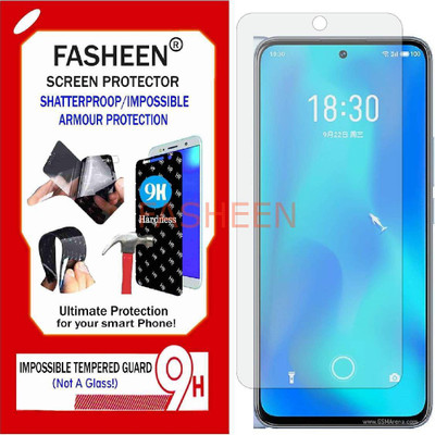 Fasheen Tempered Glass Guard for MEIZU 18X (Flexible Shatterproof)(Pack of 1)
