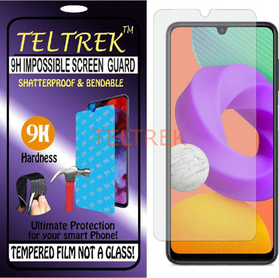 TELTREK Tempered Glass Guard for SAMSUNG GALAXY M22 (Flexible Shatterproof)(Pack of 1)