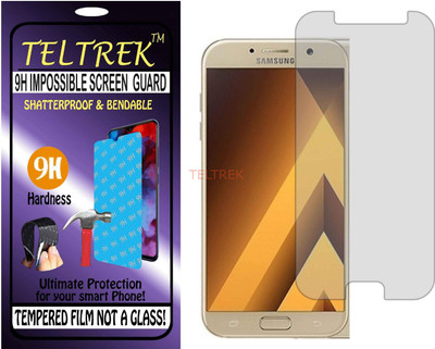 TELTREK Tempered Glass Guard for SAMSUNG GALAXY A7 2017 (Flexible Shatterproof)(Pack of 1)