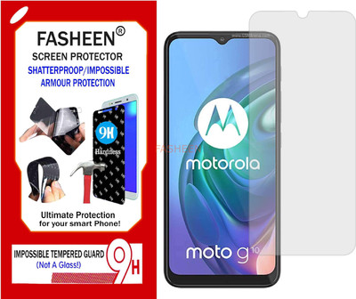Fasheen Tempered Glass Guard for MOTOROLA MOTO G10 (Flexible Shatterproof)(Pack of 1)