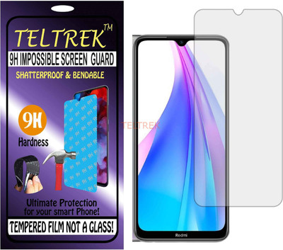 TELTREK Tempered Glass Guard for MI NOTE 8T (Flexible Shatterproof)(Pack of 1)