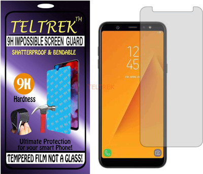 TELTREK Tempered Glass Guard for SAMSUNG GALAXY A6 PLUS (2018) (Flexible Shatterproof)(Pack of 1)