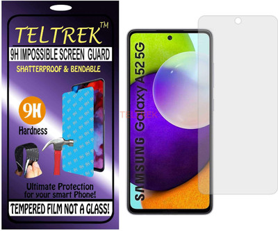 TELTREK Tempered Glass Guard for SAMSUNG A52 5G (Flexible Shatterproof)(Pack of 1)
