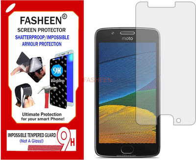 Fasheen Tempered Glass Guard for MOTOROLA MOTO G5 (Flexible Shatterproof)(Pack of 1)