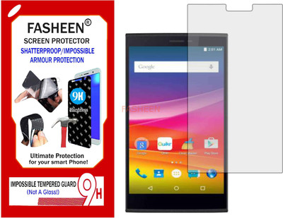 Fasheen Tempered Glass Guard for MICROMAX Q469 (CANVAS PLAY 4G) (Flexible Shatterproof)(Pack of 1)