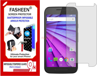 Fasheen Tempered Glass Guard for MOTOROLA G3 (Flexible Shatterproof)(Pack of 1)